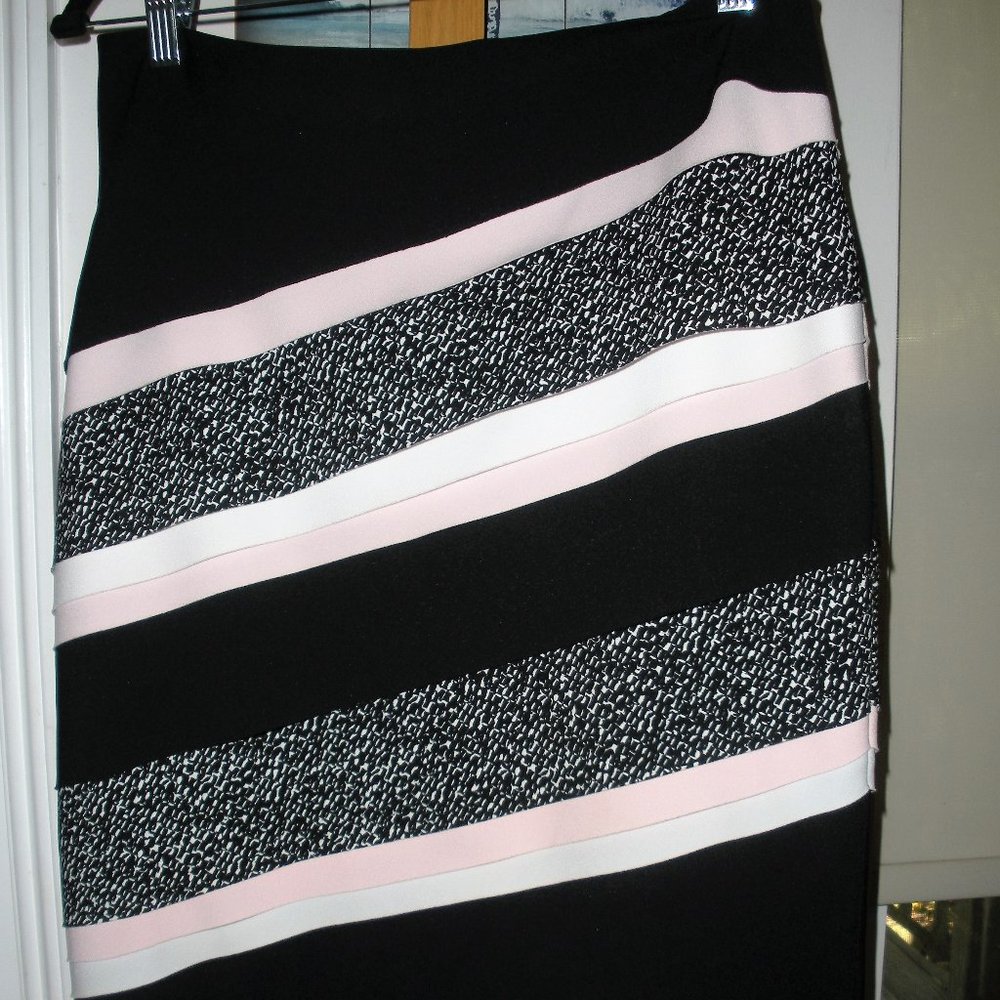 White House Black Market midi length straight skirt